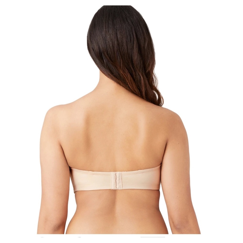 Wacoal Staying Power Strapless Wirefree Bra 34DDD Sand - Picture 2 of 7